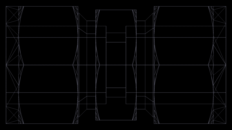 Mechanical Coupling Assembly 3D Model with Shaft Connection