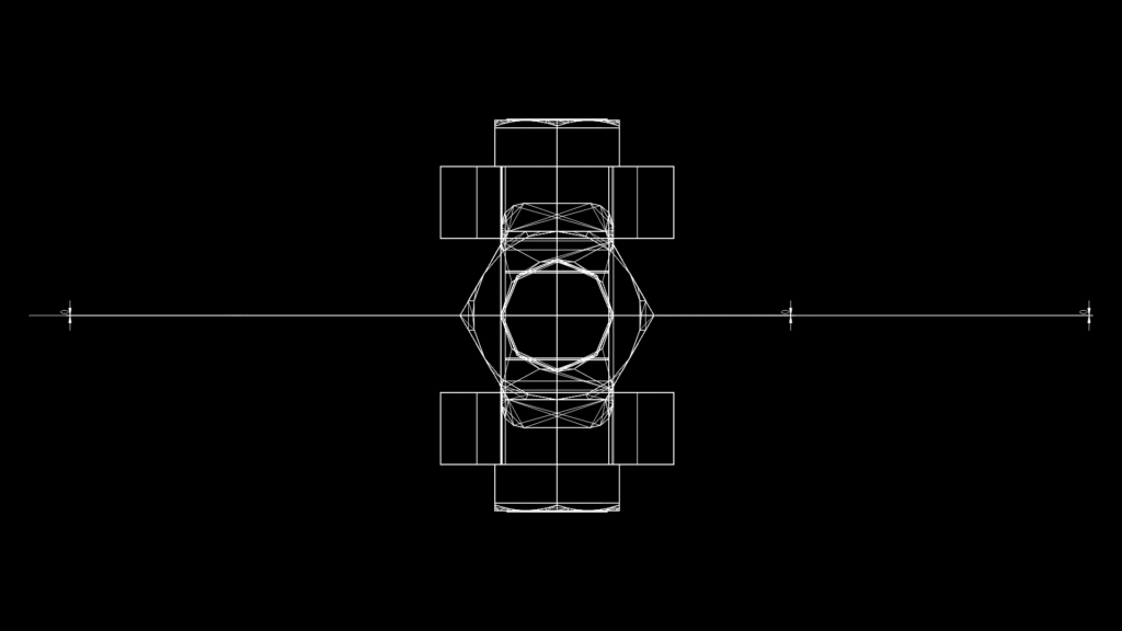 Jaw-to-Jaw Turnbuckle 3D Model for Tension Cable Systems