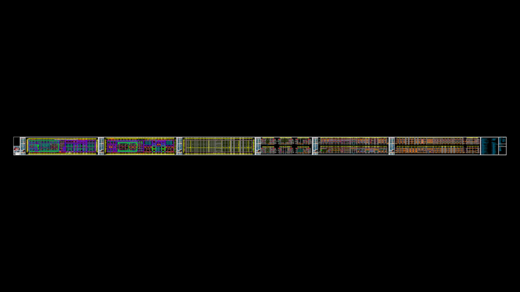 Academic Building Implementation Floor Plans and Sections 1:50
