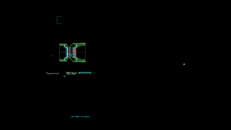 Drainage Bridge Section & Plan at rd 304+984 with Brick Masonry Walls