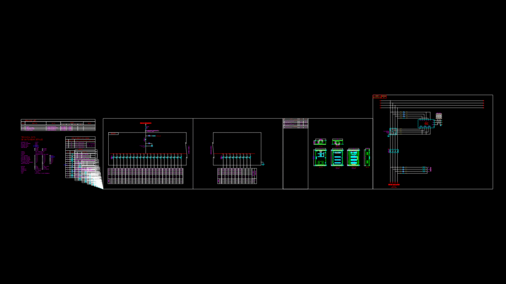 Electrical Distribution Panel PB-2F-1 Single Line Diagram IP42