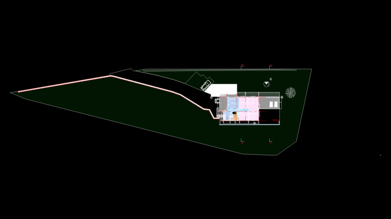 Ground Floor Plan for Single-Family Home Renovation in Martinique