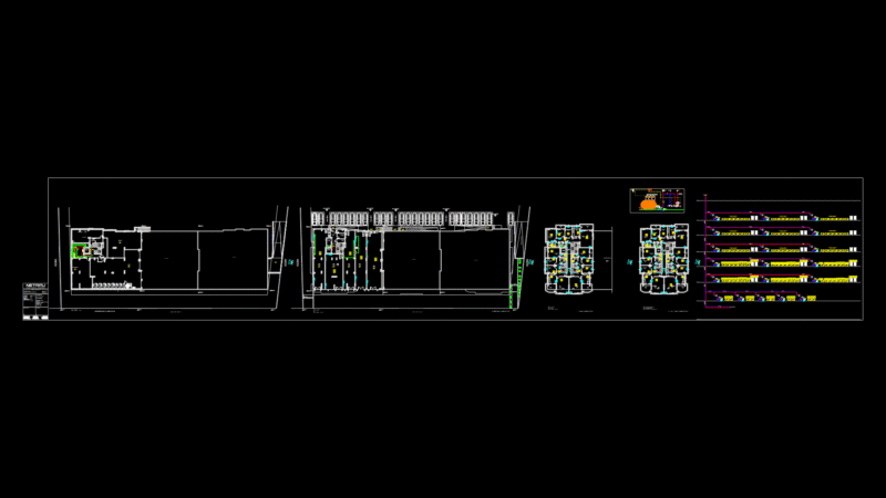 Multi-Floor Heating System Plan for A Block Residential Complex