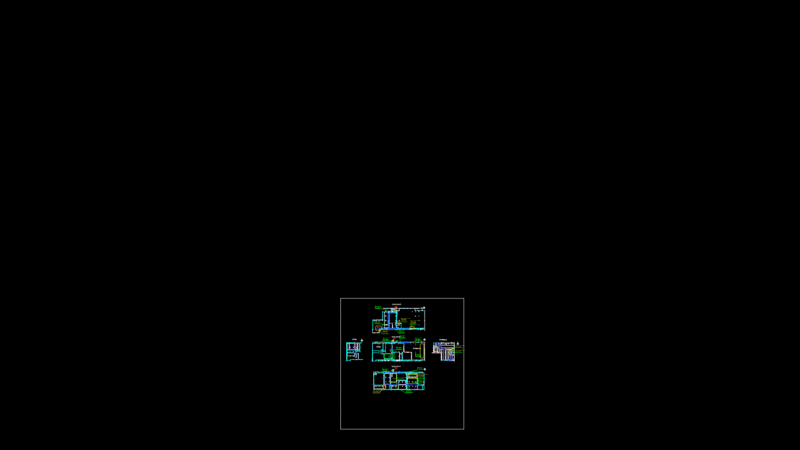 Multi-Floor Industrial facility Plan with Equipment Placement