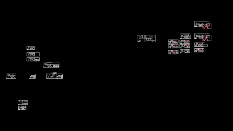 Multi-Floor Institutional Building Floor Plan with Modular Layout