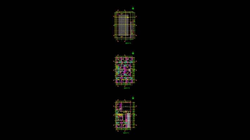 Multi-Level Boarding House Floor Plans with Rooftop Design