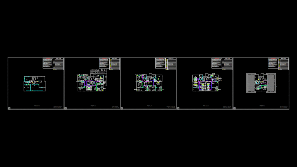 Multi-Level Building Electrical Outlet Plan with UPS Integration
