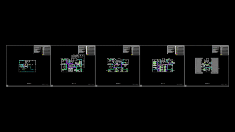 Multi-Level Building Electrical Outlet Plan with UPS Integration