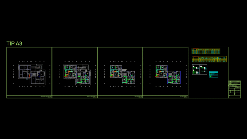 Multi-Level HVAC Floor Plan with Split Air Conditioning System Design