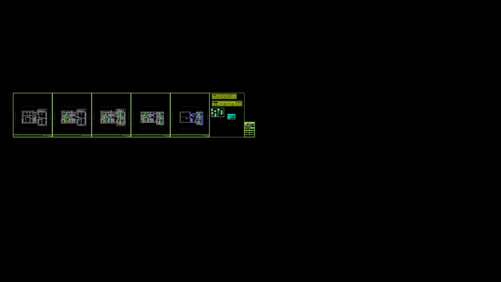 Multi-Level HVAC Plan for Residential Block B-1 with Split System AC