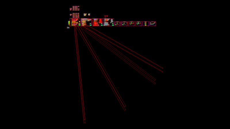 Multi-Story Residential Building Floor Plans with Area Analysis