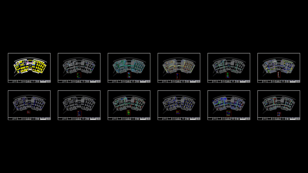 Multi-System Floor Plan for Commercial Building 7th Floor