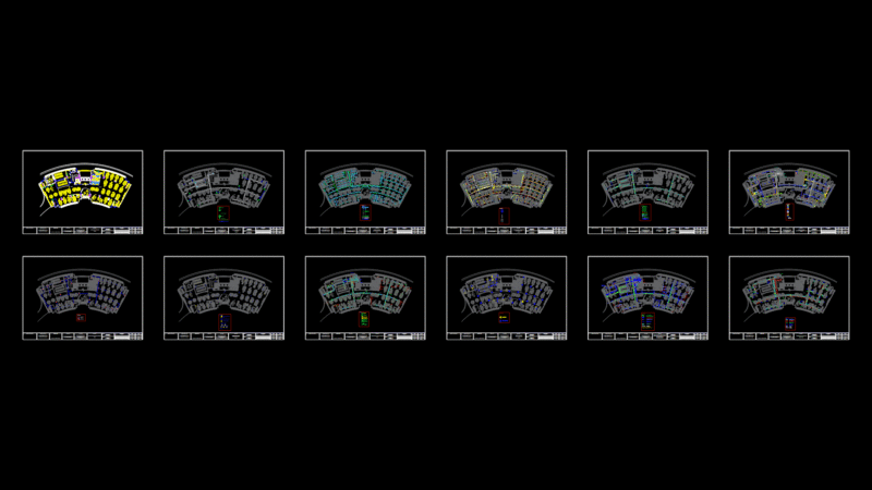 Multi-System Floor Plan for Commercial Building 7th Floor