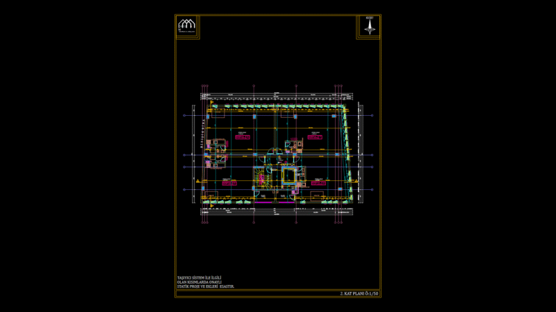 Second Floor Plan of Multi-Unit Residential Building with Protected Stairwell
