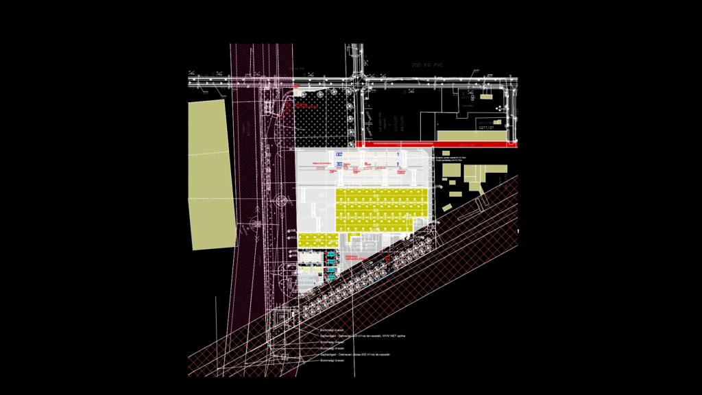 Site Layout Plan for Synergy Precast Facility – Industrial Complex