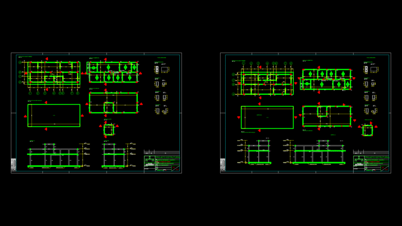 Structural Formwork and Foundation plan for Single-Family House