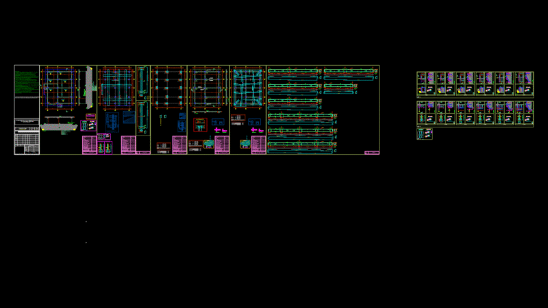 Structural Foundation Plan and details for Type-2 Village House