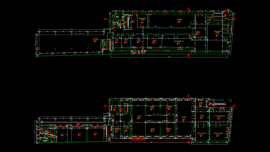 Two-Story Administrative Building floor Plans – Historical Commission