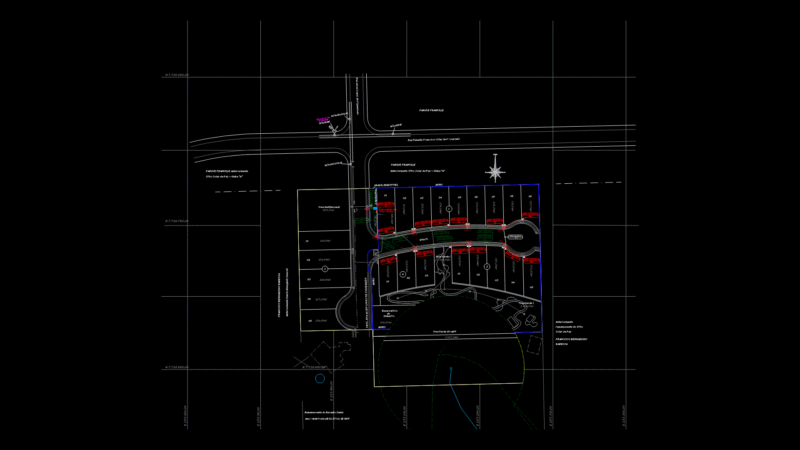 Underground Electrical Distribution Plan for Residential Subdivision
