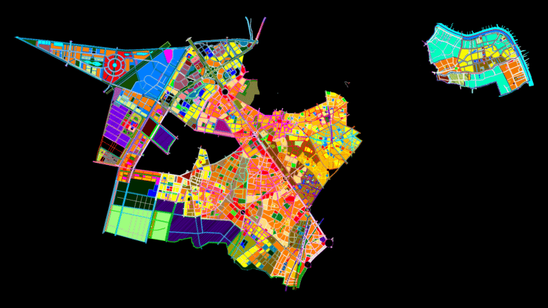 Vietnamese Urban Development Master Plan with Zoning Regulations