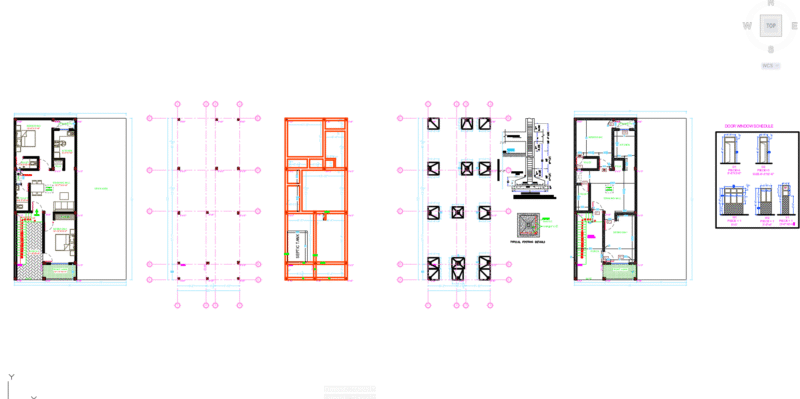 20 ft x 52 ft House Plan