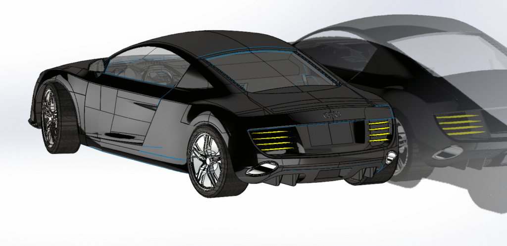 AUDI R8 SOLIDWORKS SURFACE DESIGN SPORTS CAR