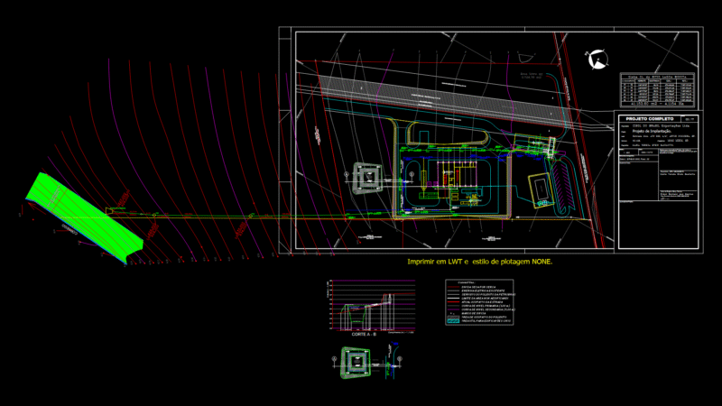 Industrial Site Plan for CISOL Brasil Processing Plant with Utilities
