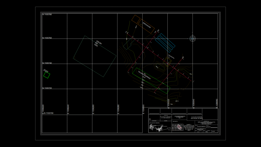 Landfill Site Plan for San Miguel de Sema Municipality, colombia