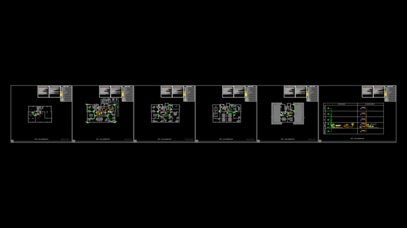Multi-Floor CCTV and Public Address System Plan for Building No.2