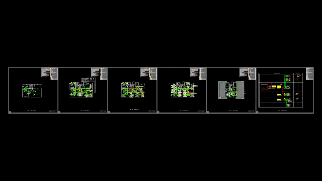 Multi-Floor Data-Telecom-TV Network Plan for Educational Facility