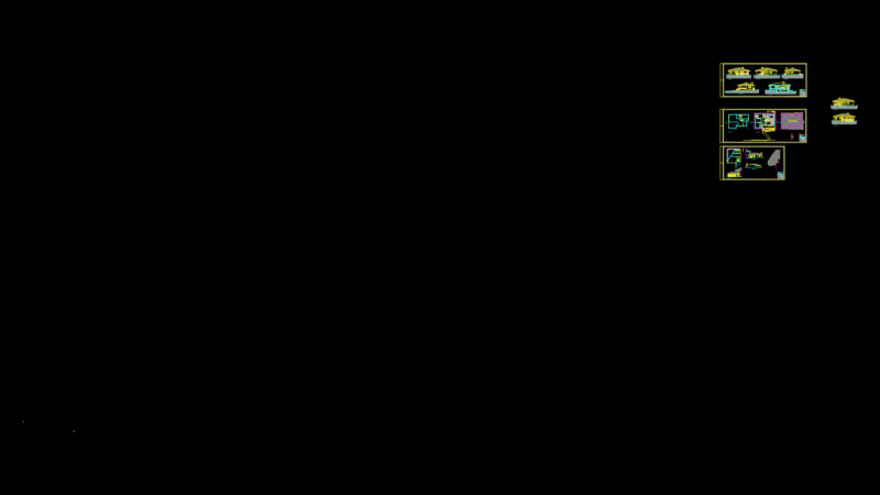 Portuguese Residential Floor Plans, Elevations and Section Drawing