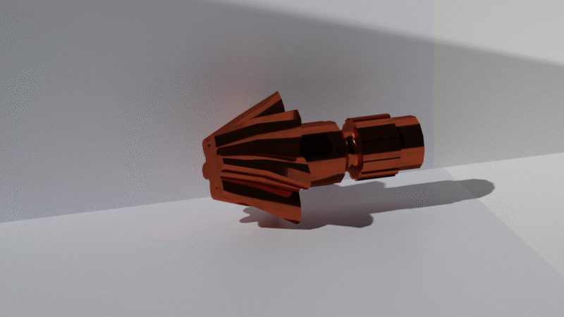3d Model of Helical Gear