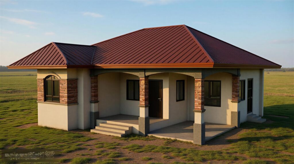 SINGLE STOREY BUNGALOW TYPE BUILDING FULL PLAN