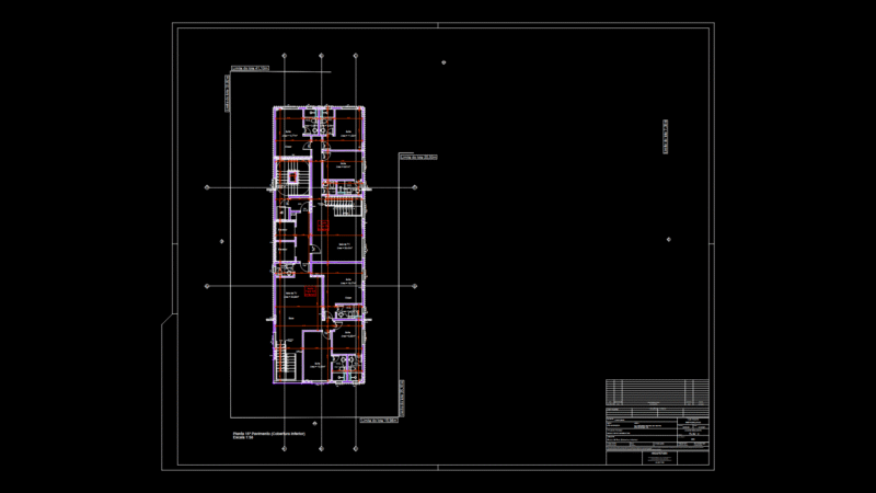 15th Floor Duplex Apartment Plan for EDIBIZA Residential tower
