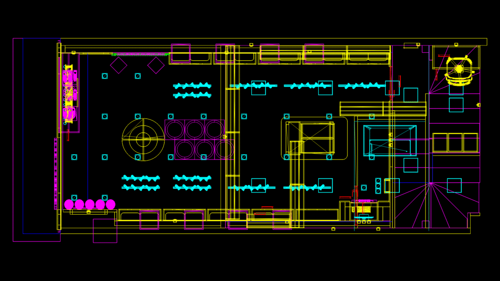 3D Floor Plan for Klin Retail Space with Interactive Displays