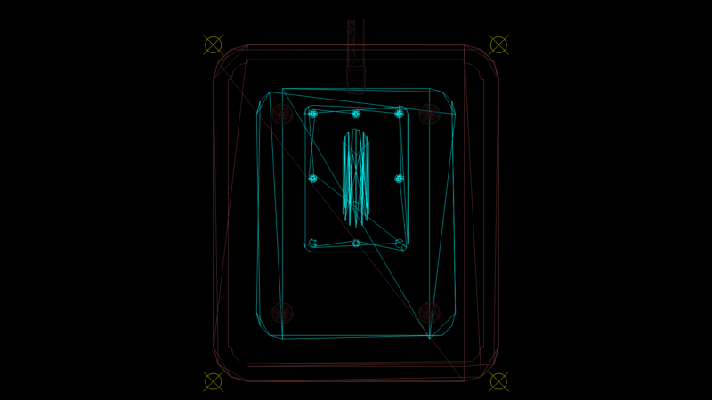 Air Force Utility box Terminal Plan with Multi-Layer Schematic