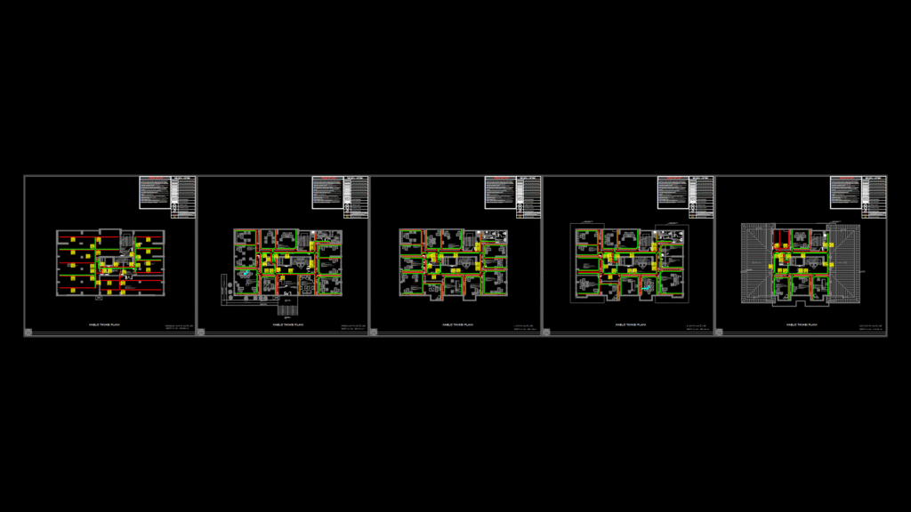Cable Tray Layout Plan for 5-Story Building with Hot-Dip Galvanized Systems