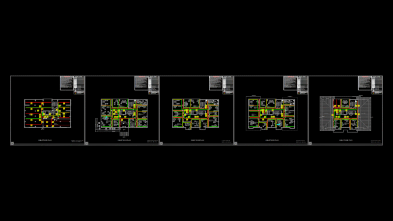 Cable Tray Layout Plan for 5-Story Building with Hot-Dip Galvanized Systems