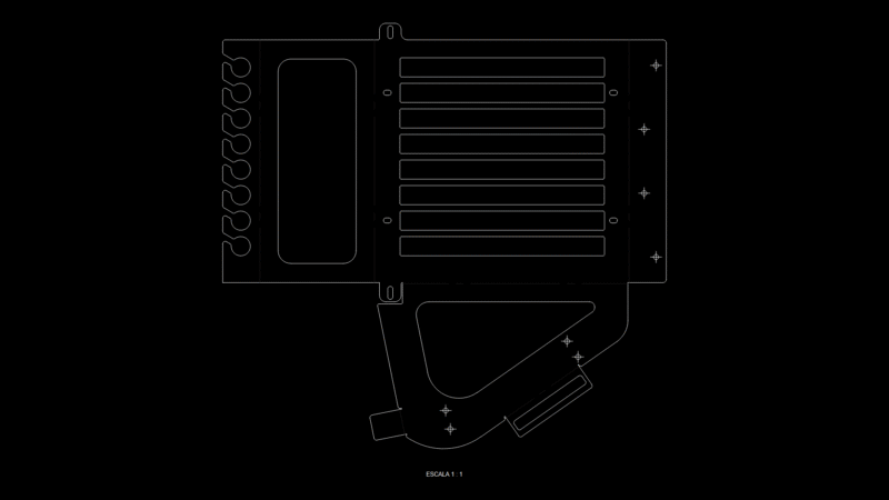 CNC Plate Head Assembly Detail Drawing for Manufacturing