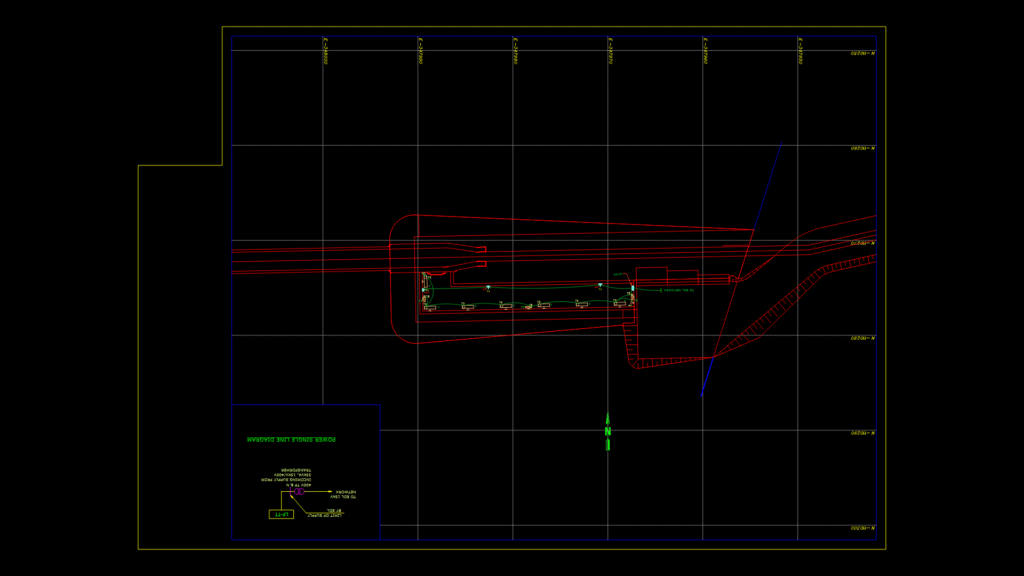 Electrical Single-Line diagram for Et Tiri Tunnel Inlet Portal