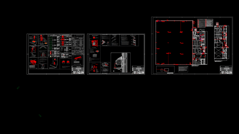 Fire Protection System Plan for Industrial Facility with Warehouse