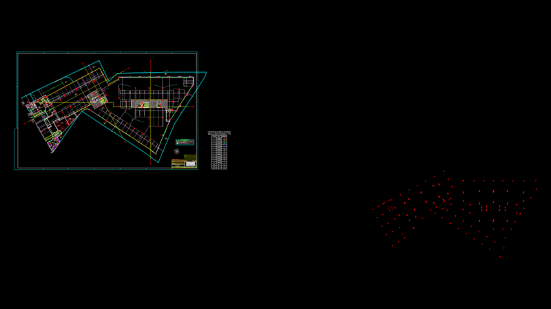 G1 Level Parking Garage Floor Plan with Circulation Routes