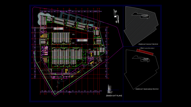 Ground Floor Plan for Educational Facility with Lecture Halls