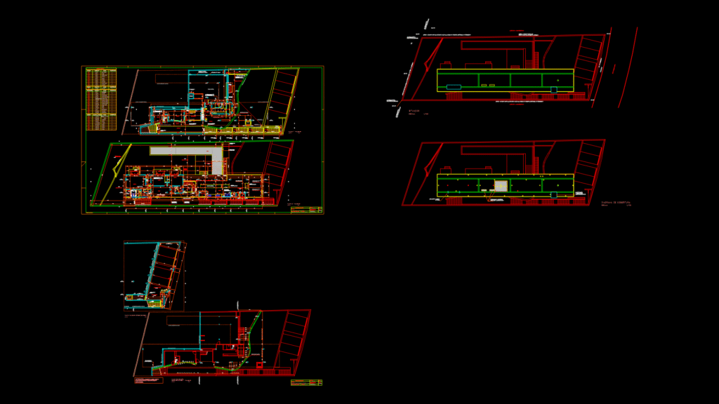 Multi-level Residential Floor Plans with Curved Structural Elements