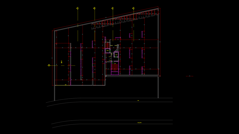 Residential Basement Floor Plan for Multi-Family Building Garage Level