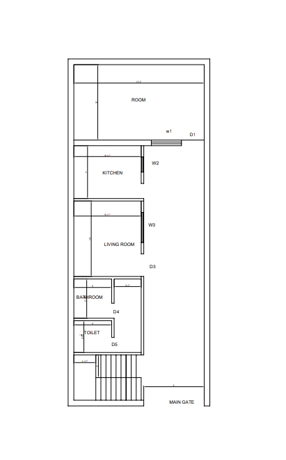 HOME PLAN 48X18.9 FOOT