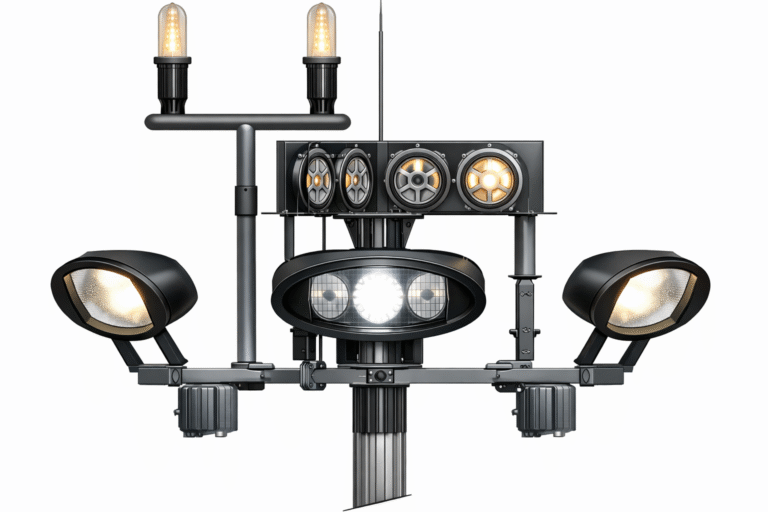 Hight mast lighting pole