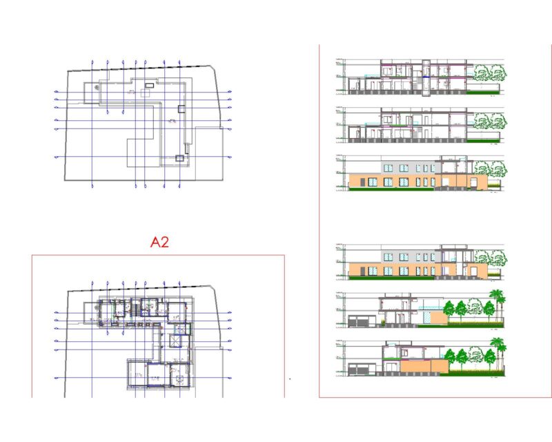 Architectural plan detail