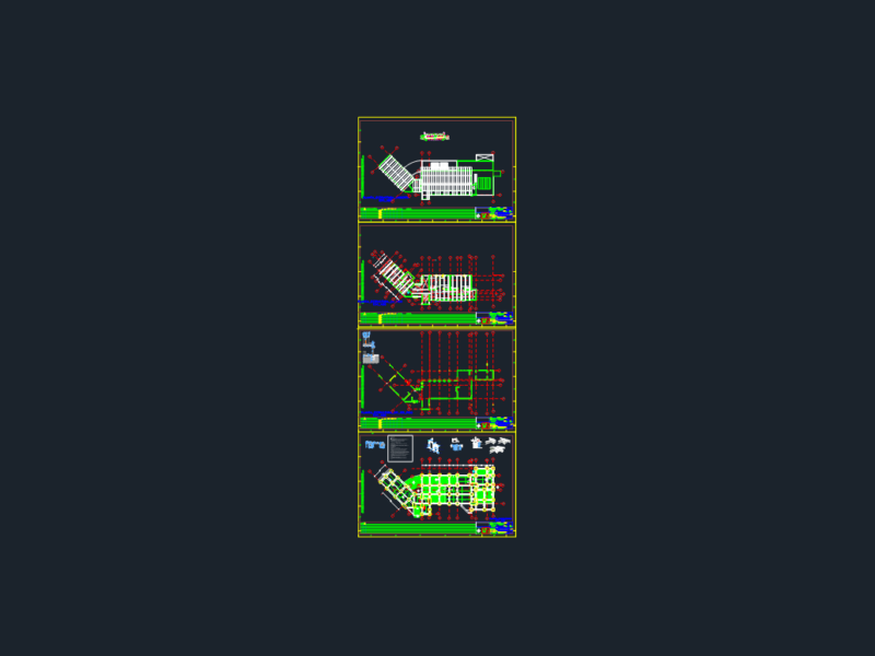 Casino Structural Set DWG – SIP Panels, Foundation & Roof Plans