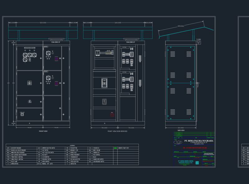 DB-04 Raw Water Pump House Electrical Panel and Schematic